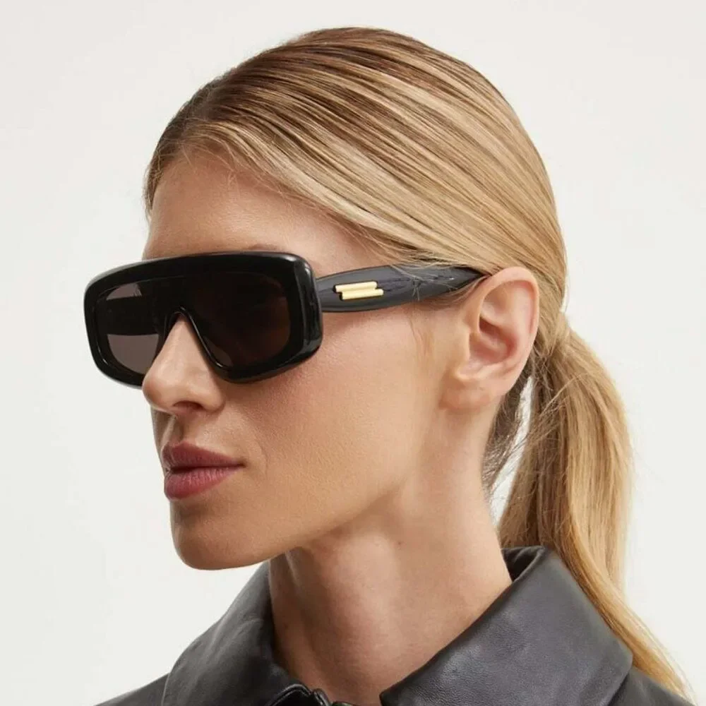 Bottega Veneta Men Sunglasses Black Shield BV1281S 001 BRAND NEW